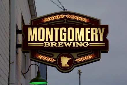 Montgomery Brewing Company Sign