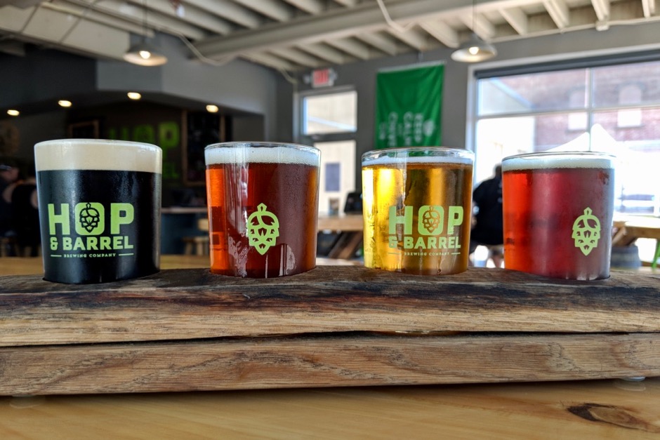 Hop & Barrel Brewing Tap Traveler