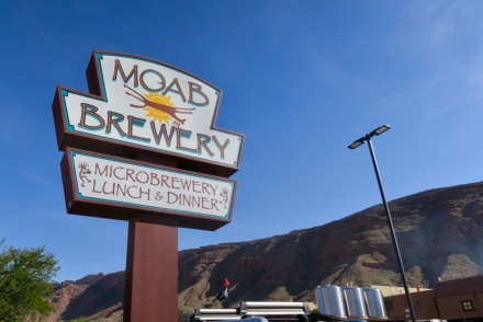 Moab Brewery Sign