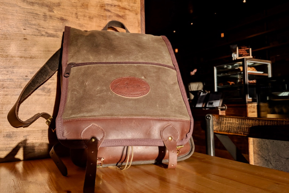 Mesabi Range Daypack at Coffee Shop